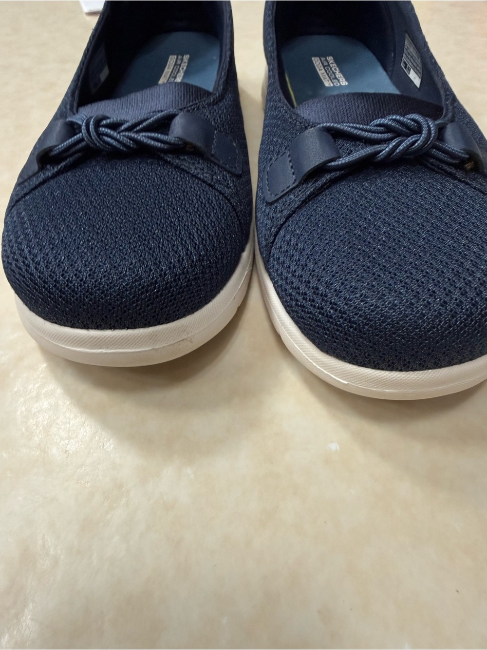 Navy blue Skechers On-the-GO Flex - Peony slip-on shoes 81/2 - Picture 4 of 8